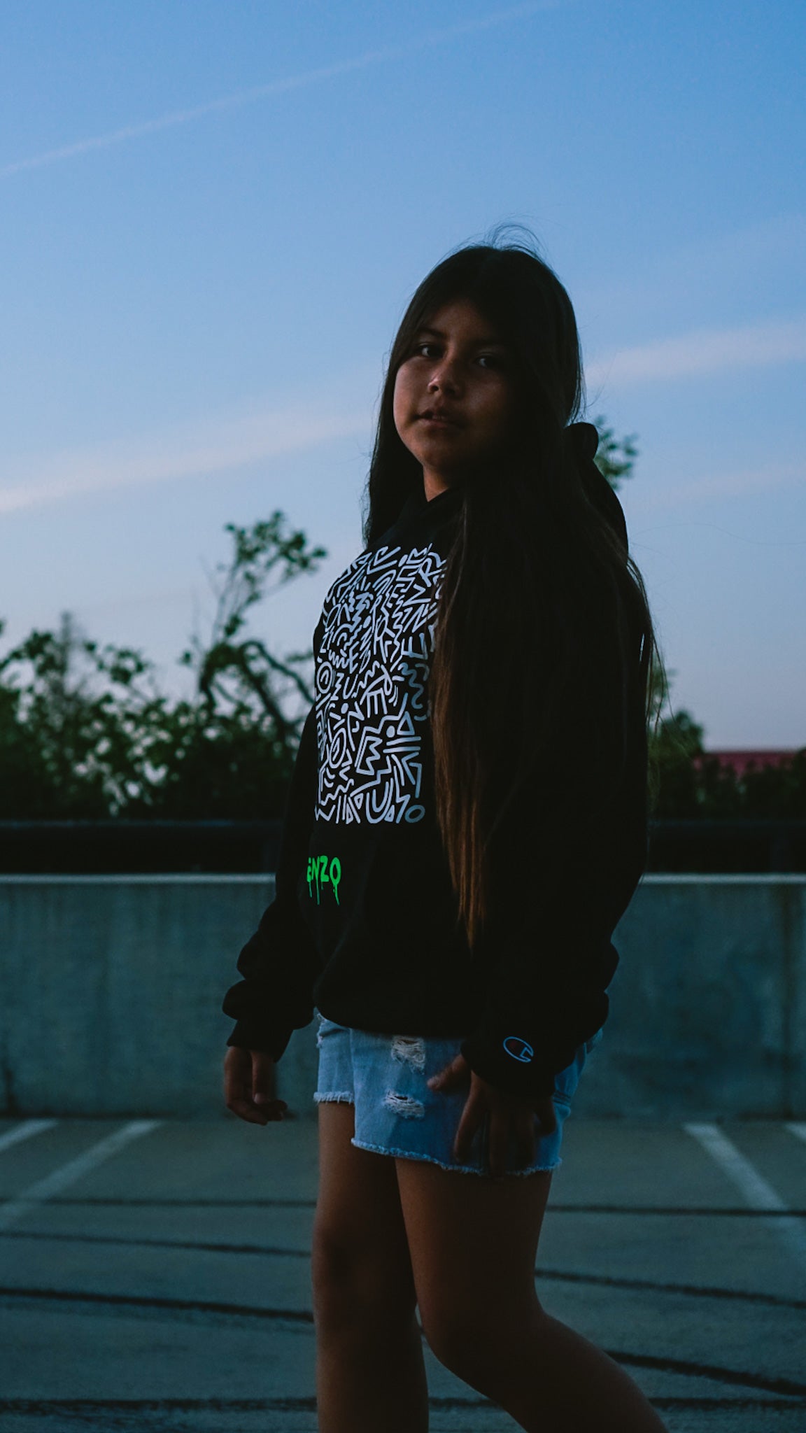 The Renzo Collective, Champion Hoodie, Kids