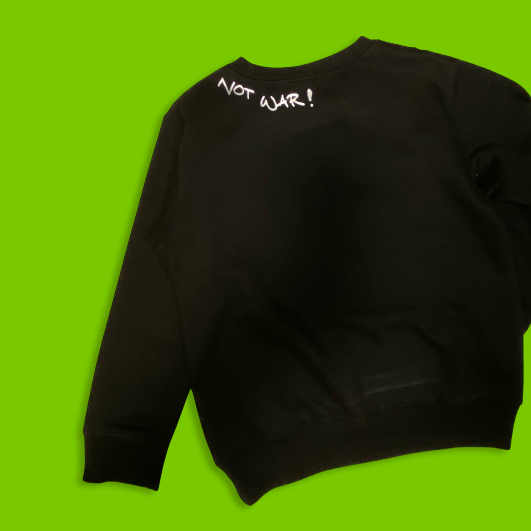 Make Art, Neon Paisley, Toddler Sweater