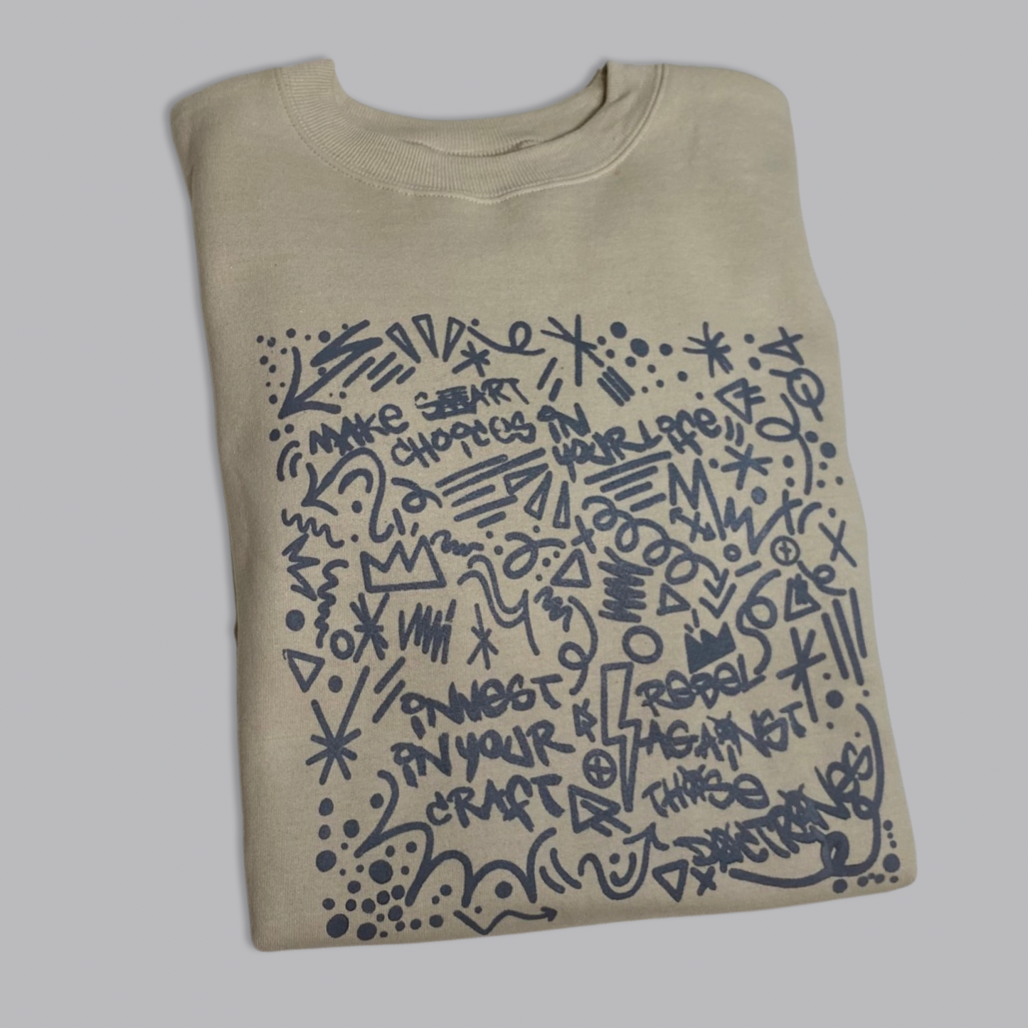 Choose Art, Tan/Grey