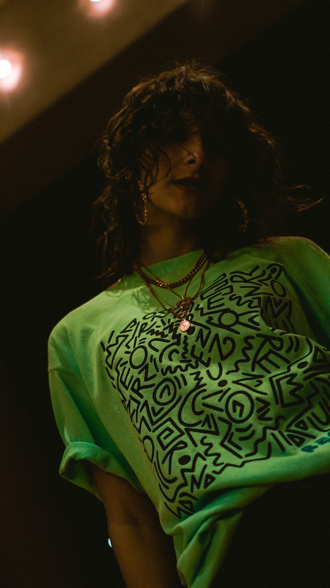 The Renzo Collective, Kids Graphic Tee, Magenta/Black