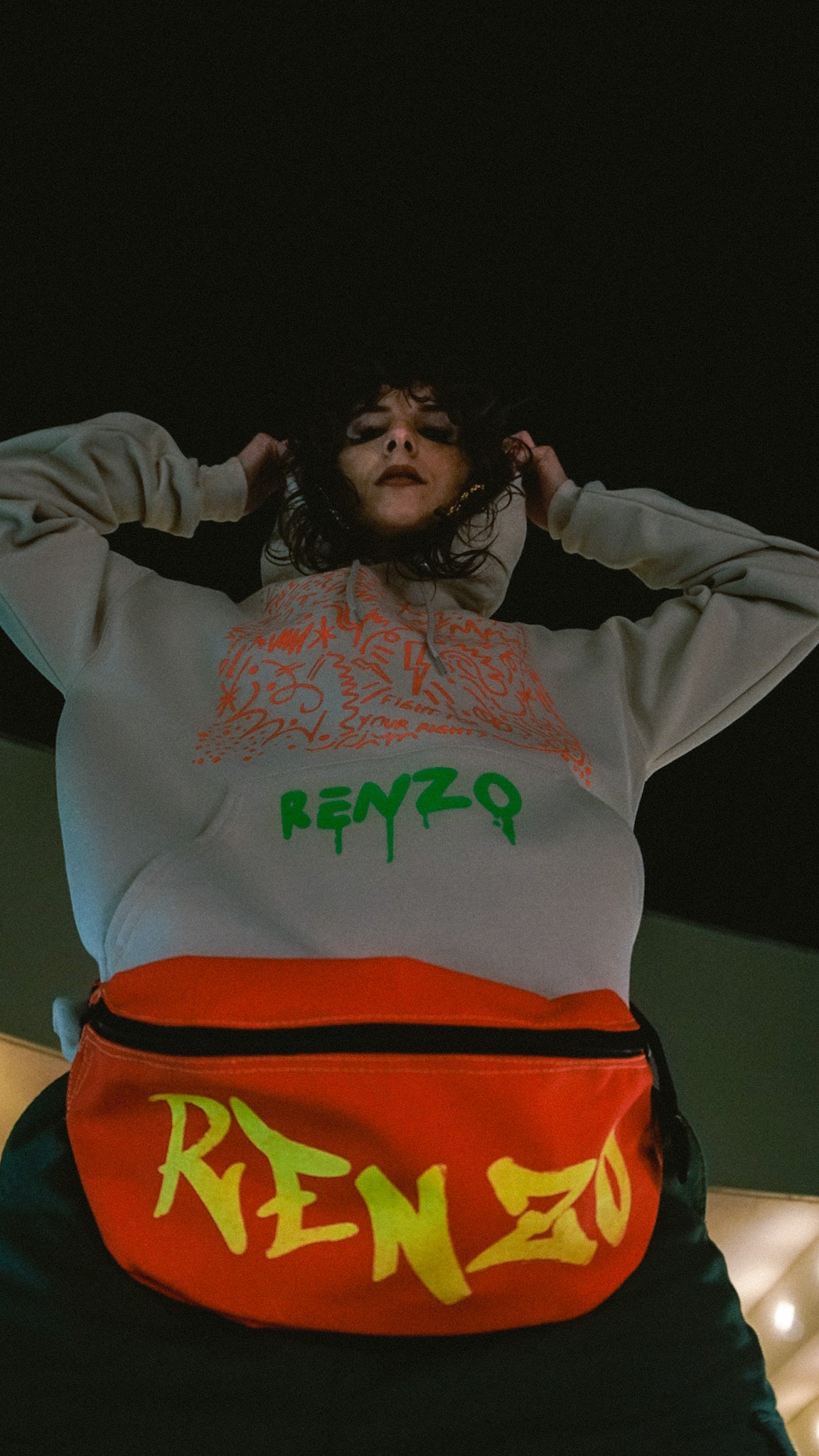 Free Thinker Hooded Sweater, Adult, Tan