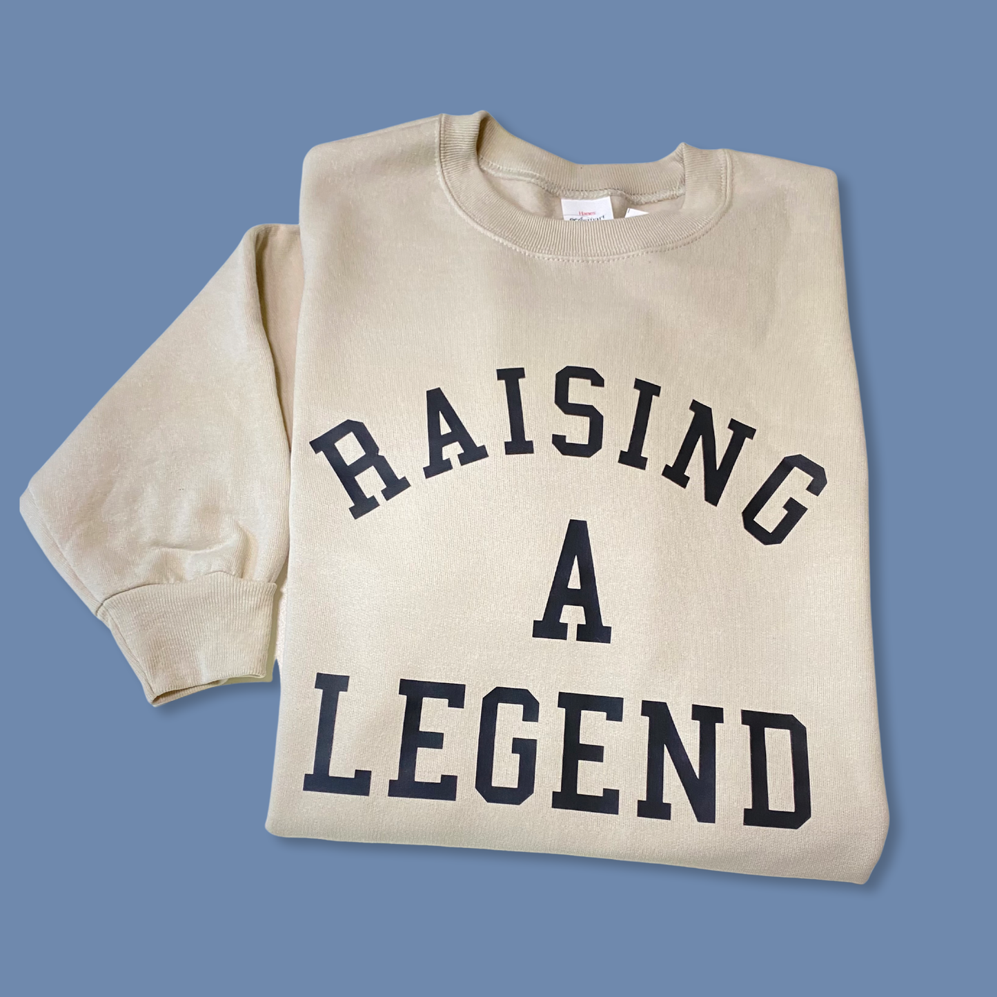 Raising A Legend, Fleece Crewneck Sweater, Adult
