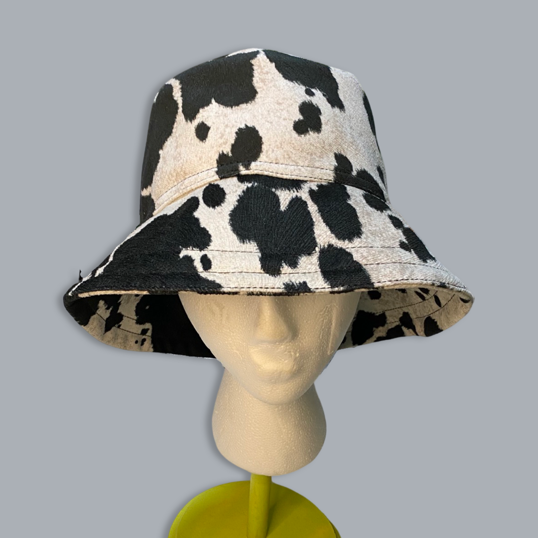 Cow Print Bucket Hat
