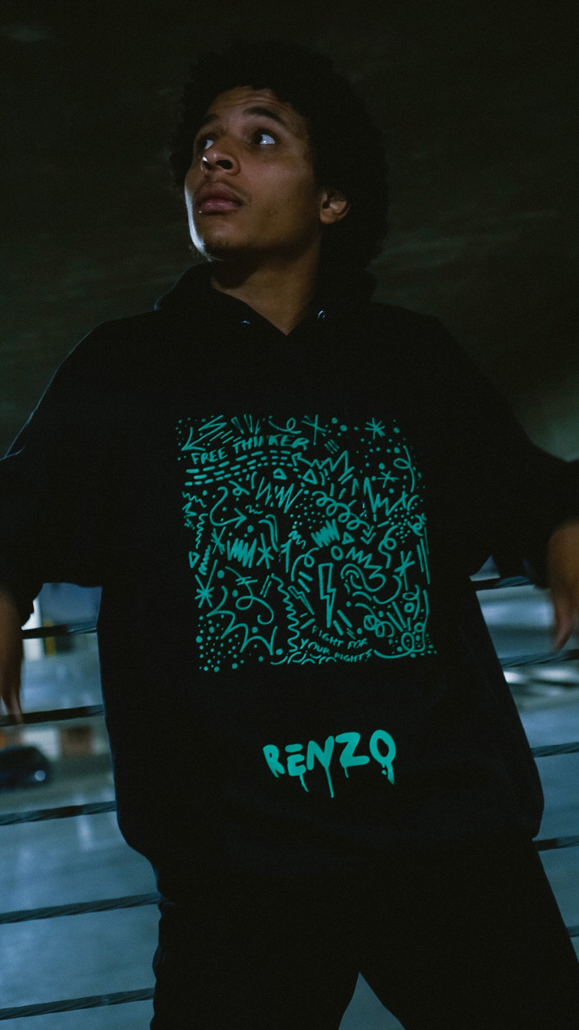 Hooded Sweater, Black, Adult