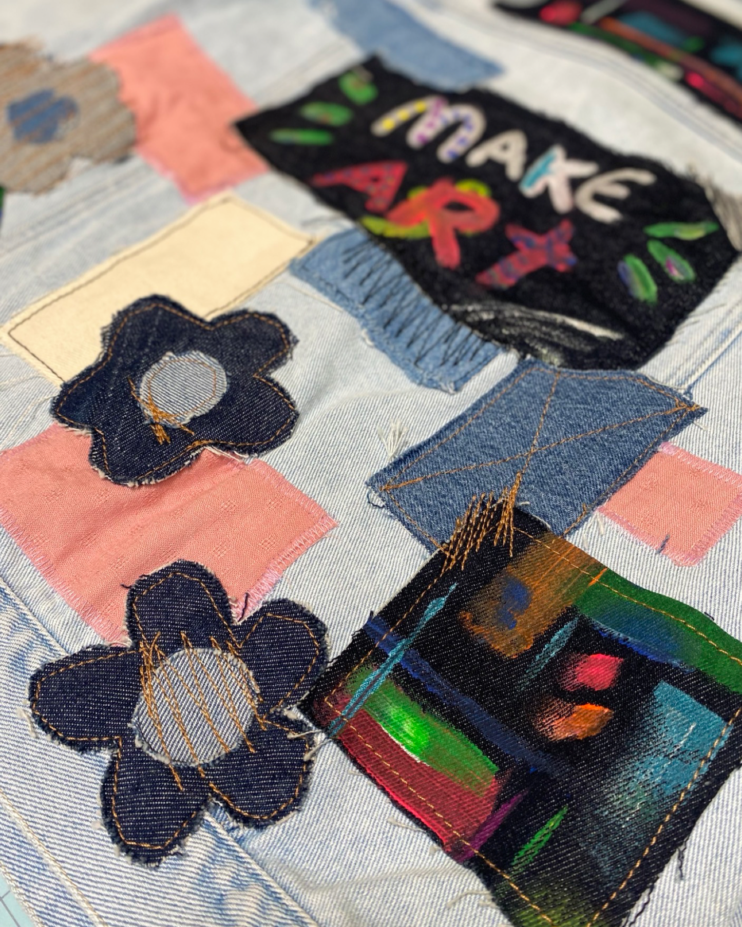 Make Art, Flower Design Jacket