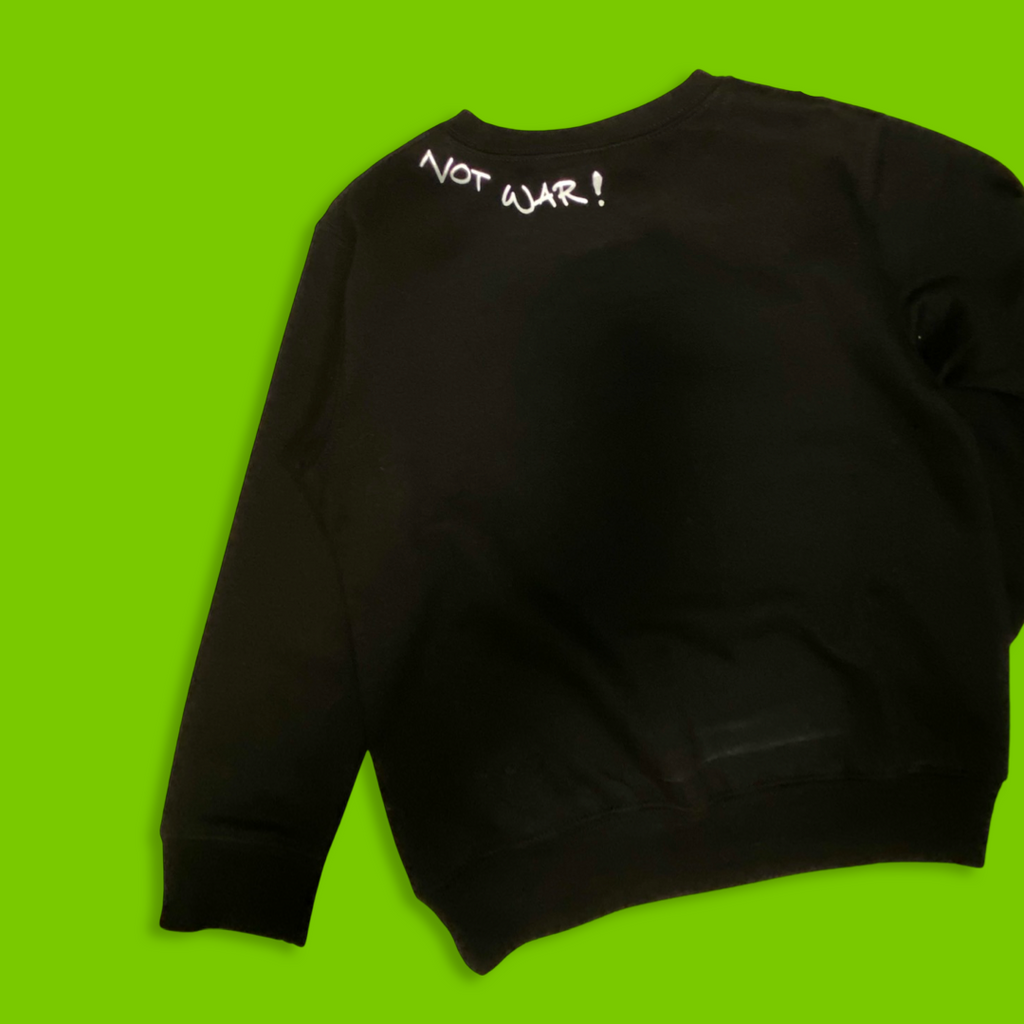 Make Art, Neon Paisley, Toddler Sweater