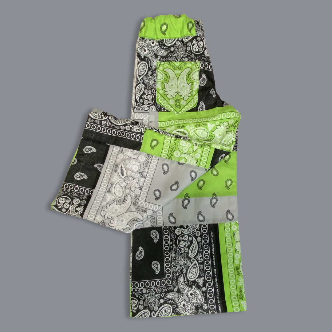 1/1 Exclusive Neon Patchwork Pants, Kids