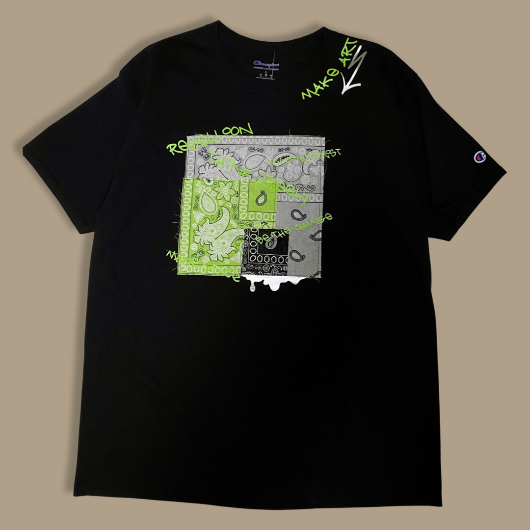 Make Art, Neon Paisley Tee