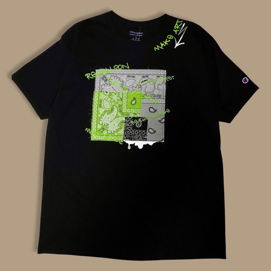 Make Art, Neon Paisley Tee