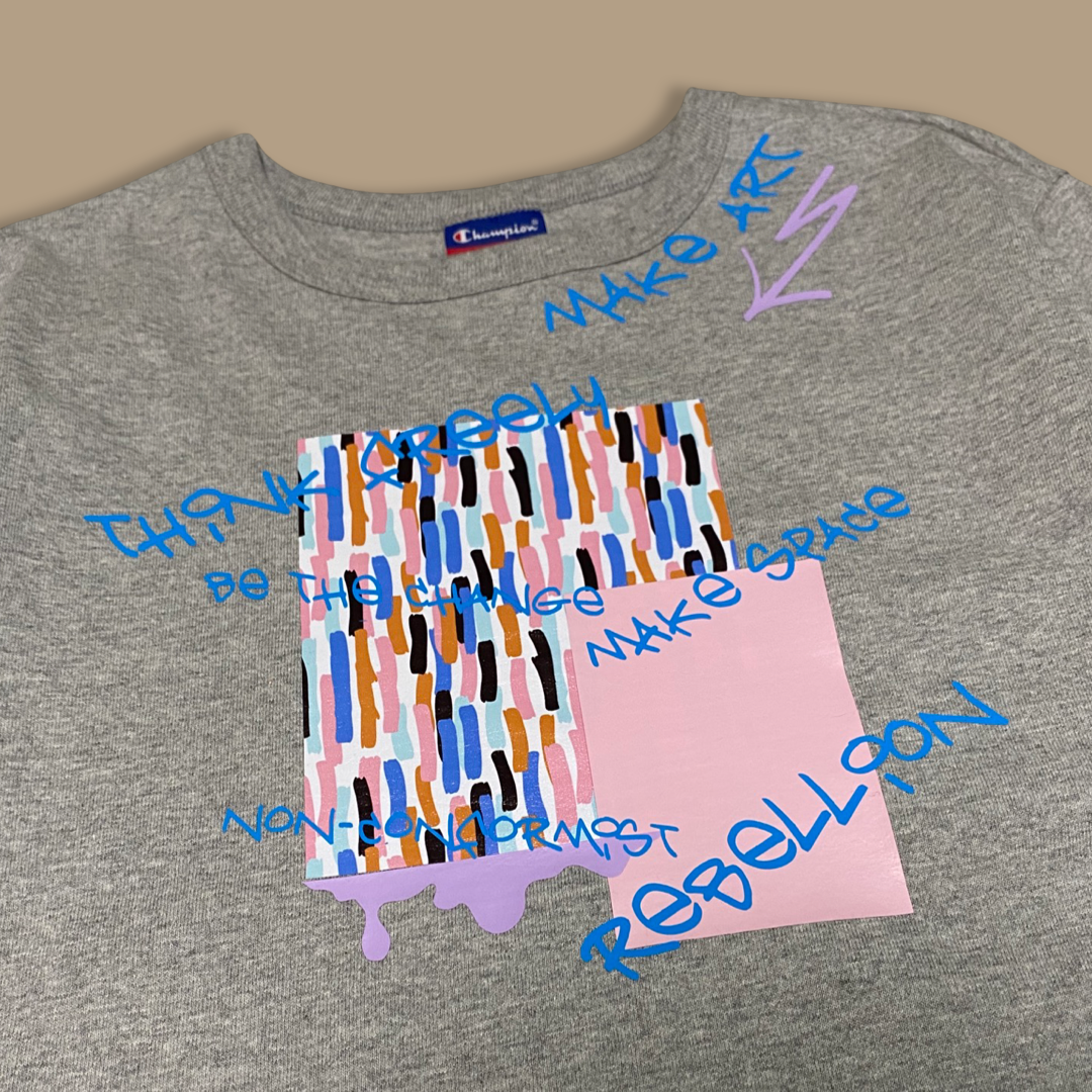 Make Art Crop Top