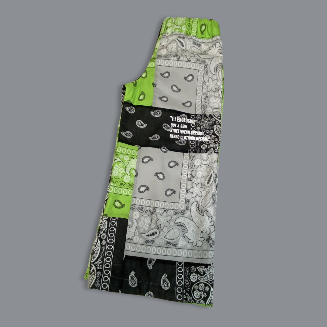 1/1 Exclusive Neon Patchwork Pants, Kids