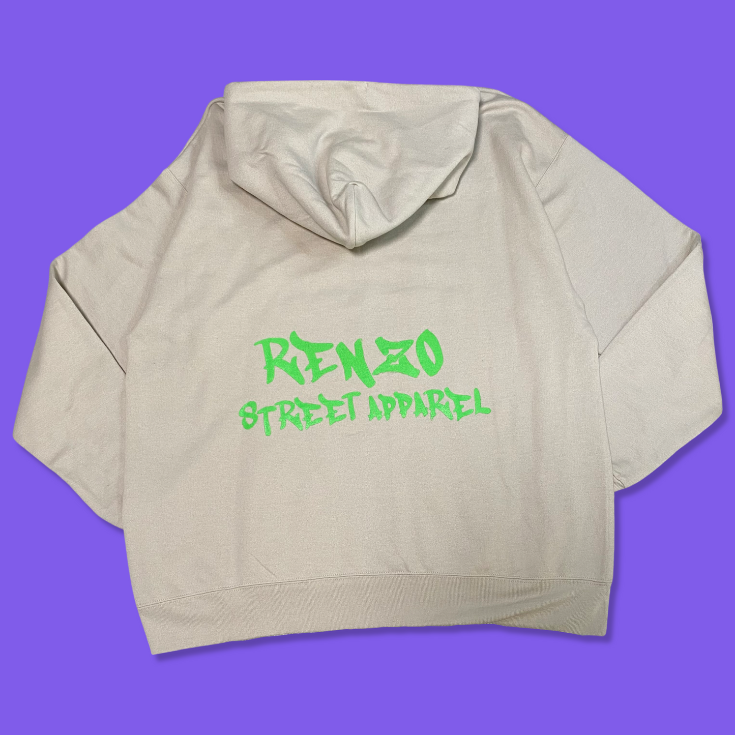 Hooded Sweater, Beige, Adult