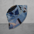Upcycled Patchwork, Denim Bucket Hat