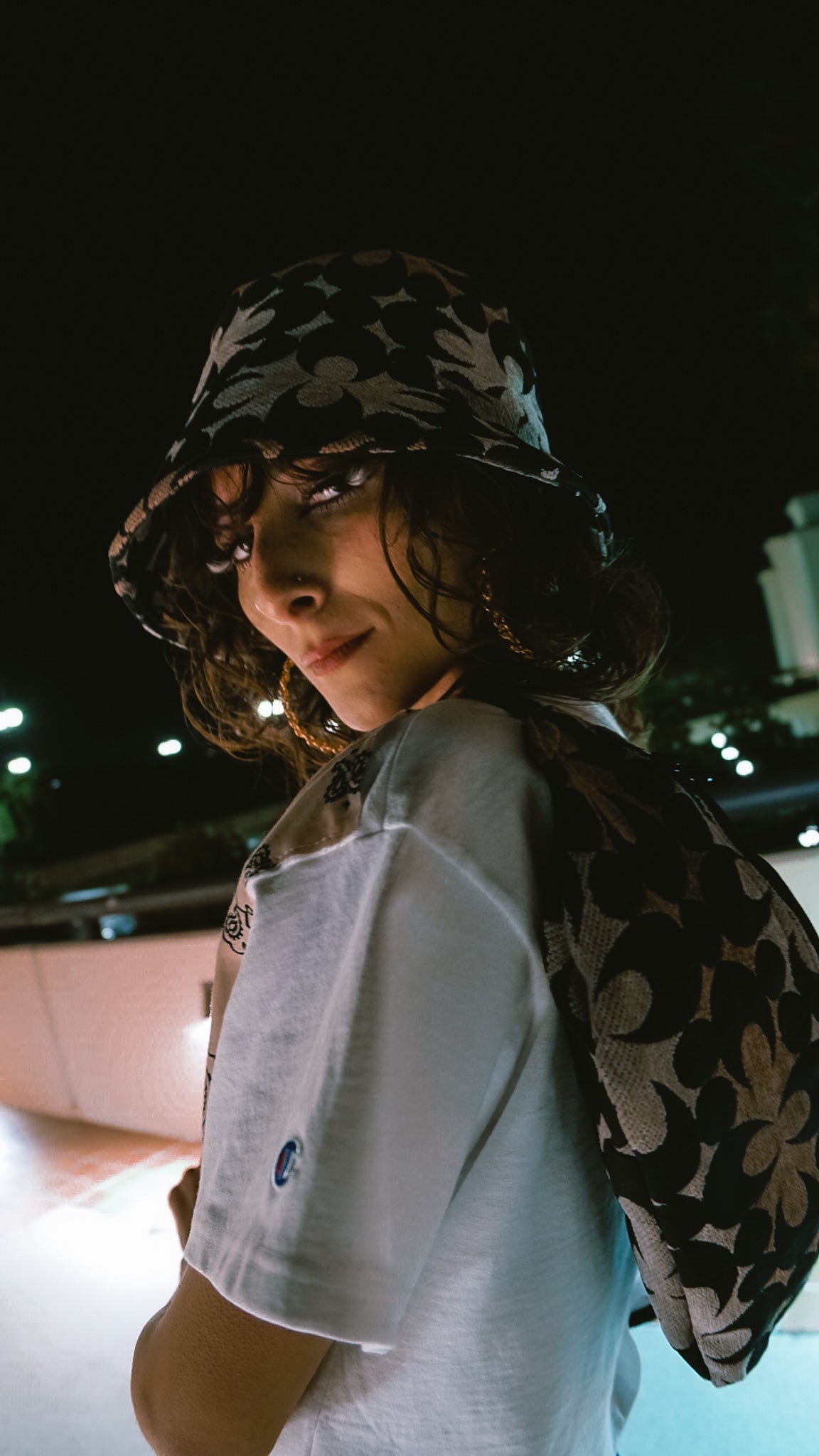 Moon Pattern, Fanny Bag, Bucket Hat