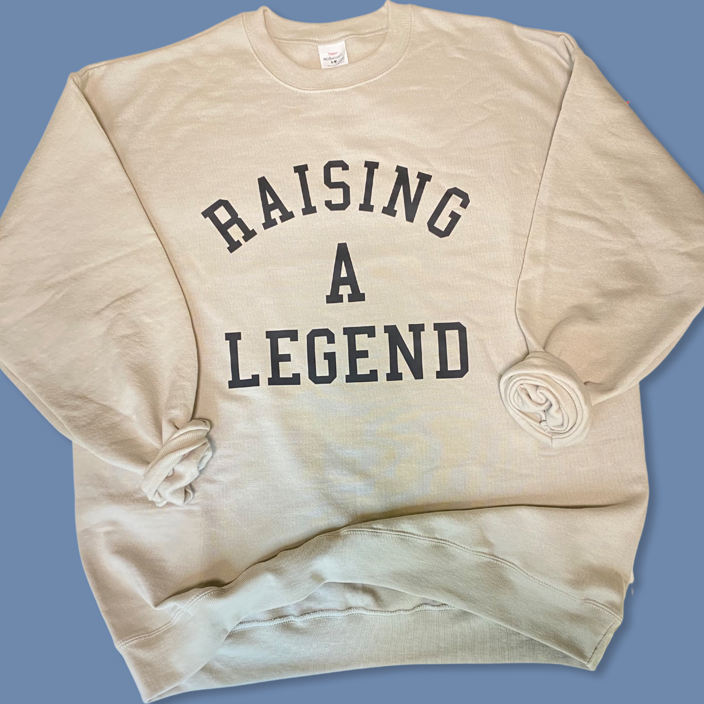 Raising A Legend, Fleece Crewneck Sweater, Adult