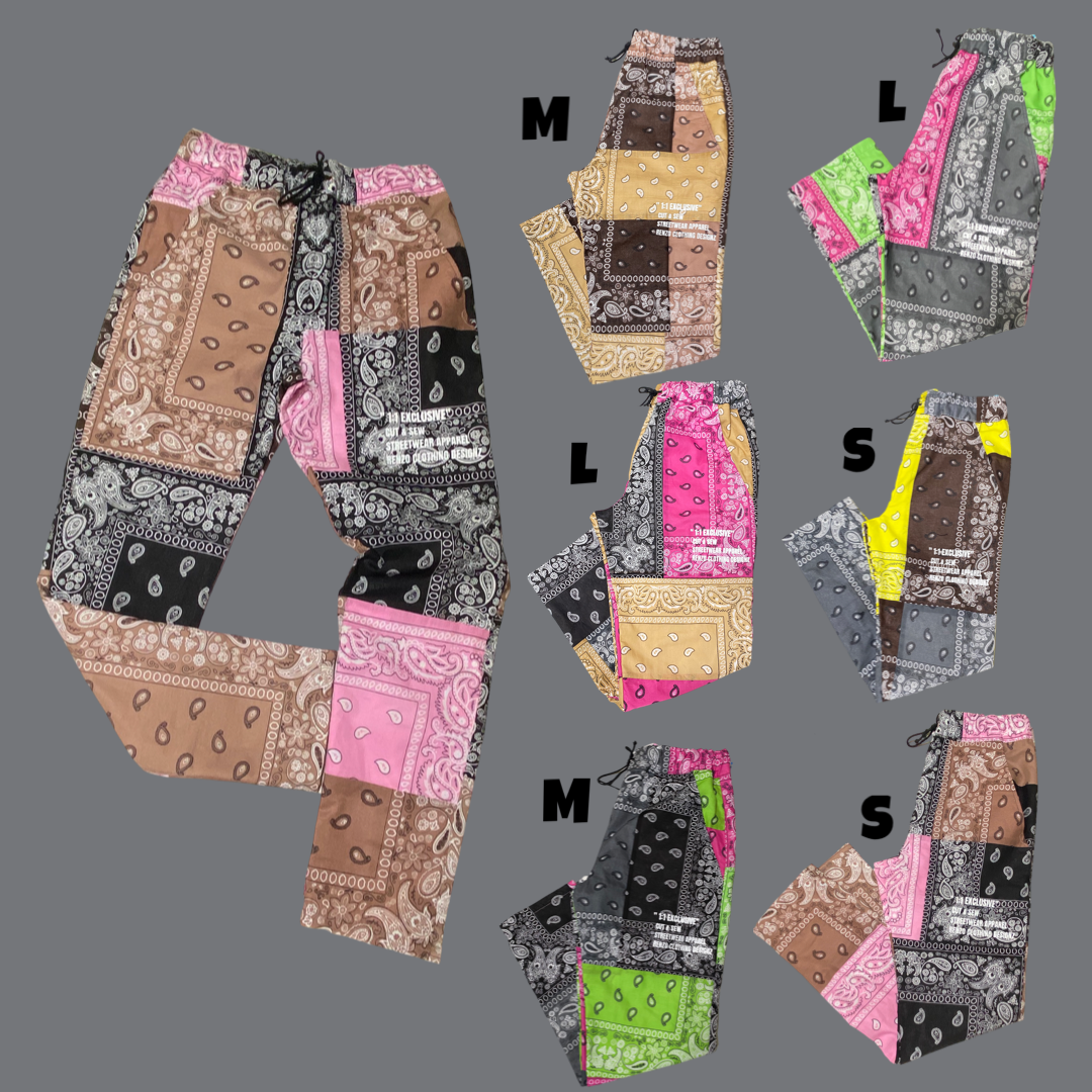 Patchwork Paisley Pants